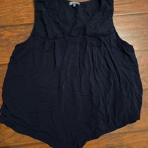 Democracy navy blue sleeveless top